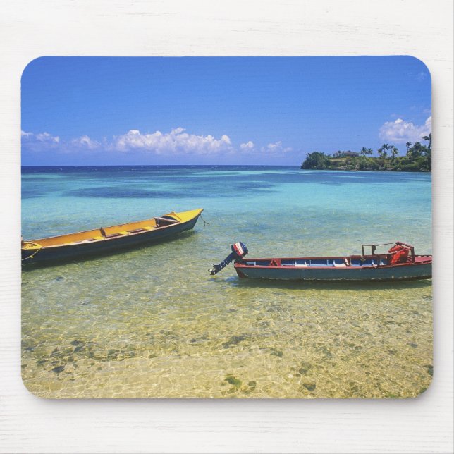 Mousepad Barcos de Pesca, Praia de Boston, Port Antonio, (Frente)