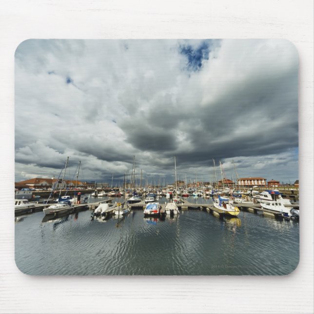 Mousepad Barcos em um porto (Frente)