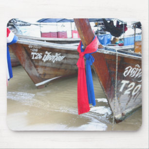Mousepad Barcos nas ilhas da phi da phi da praia ,