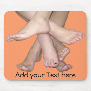 Mousepad Bare Feet Art