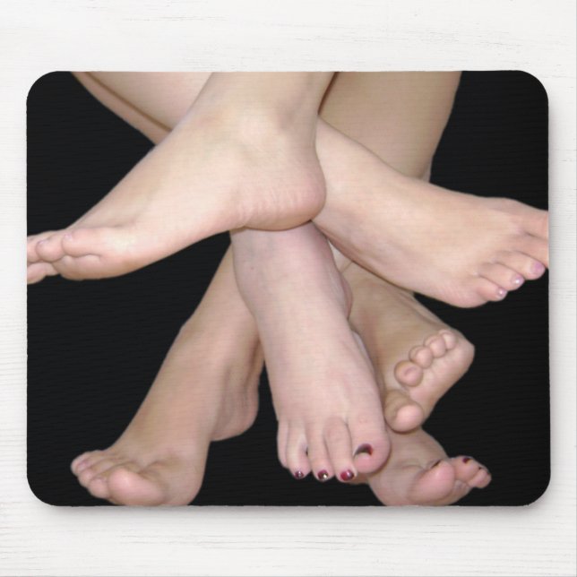 Mousepad Bare Feet Art (Frente)