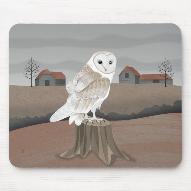 Mousepad Barn Owl (Frente)