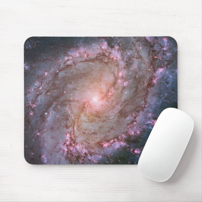 Mousepad Barred Spiral Galaxy Messier 83. (Com mouse)
