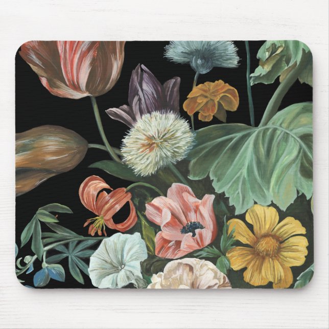 Mousepad Barroco Floral - Buquê das Flores (Frente)