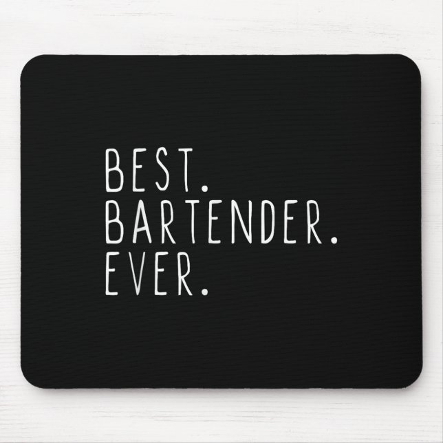 Mousepad Bartender Eternamente Legal Bartending Dotado Chri (Frente)