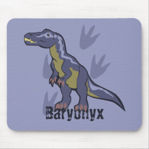 Mousepad Baryonyx azul