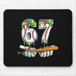 Mousepad Baseball 67 puzzle gotejamento seis sete meme meni