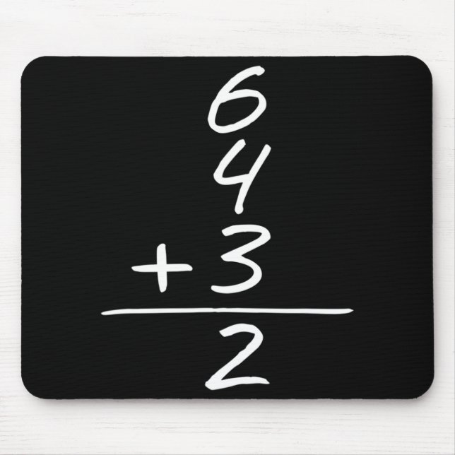 Mousepad Baseball 6 4 3 Dupla jogada em dois Design (Frente)