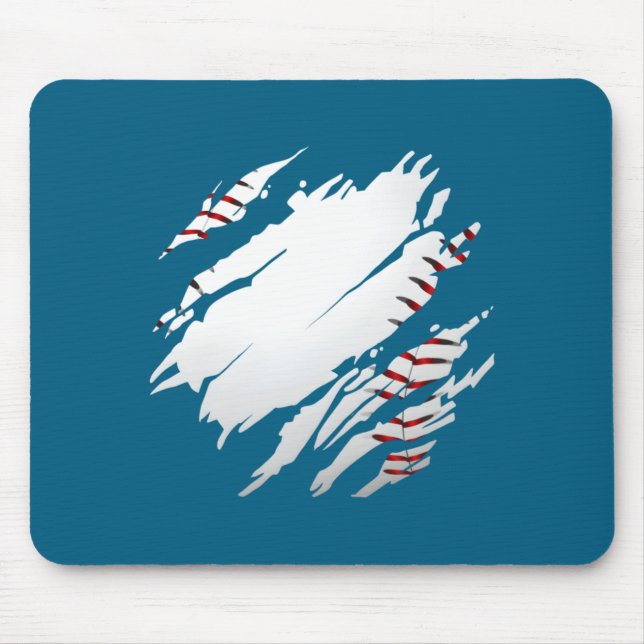 Mousepad Baseball de beisebol (Frente)