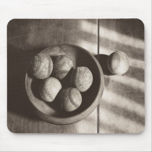 Mousepad Baseball Nostalgia - Baseballs