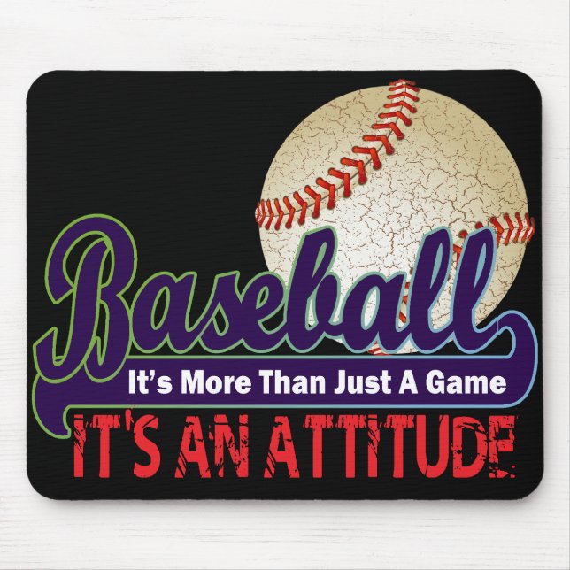 Mousepad BASEBOL - é MAIS DO QUE APENAS UM JOGO (Frente)