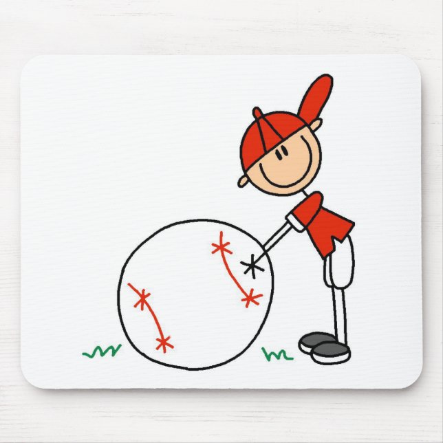 Mousepad Basebol Personalizado para Meninos (Frente)