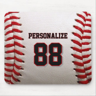 Mousepad Basebol Softbol Nome e Número Personalizados