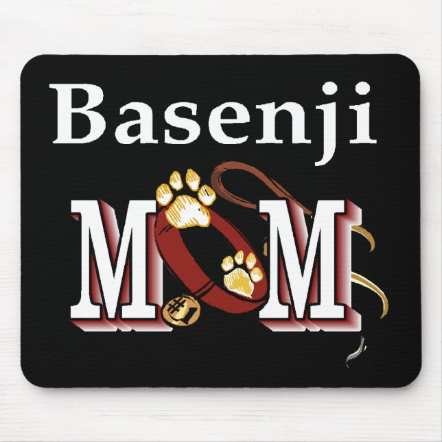 Mousepad Basenji Dog MOM (Frente)