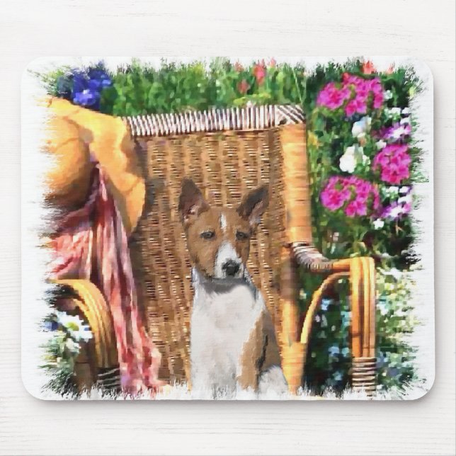 Mousepad Basenji Lovers Art Gifts (Frente)