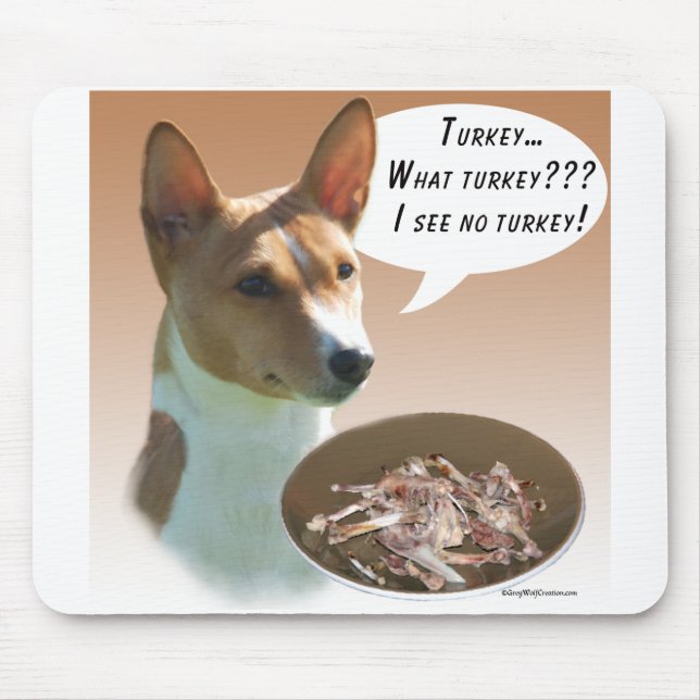 Mousepad Basenji Turquia (Frente)
