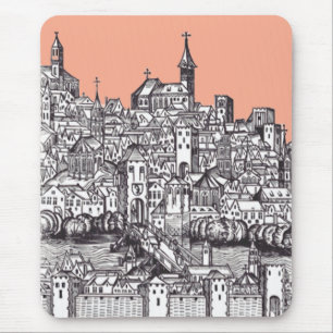 Mousepad Basileia cidade no noroeste da Suíça