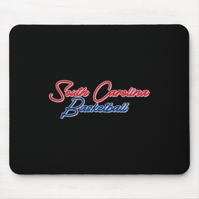 Mousepad Basquete da Carolina do Sul (usa Colors) (Frente)