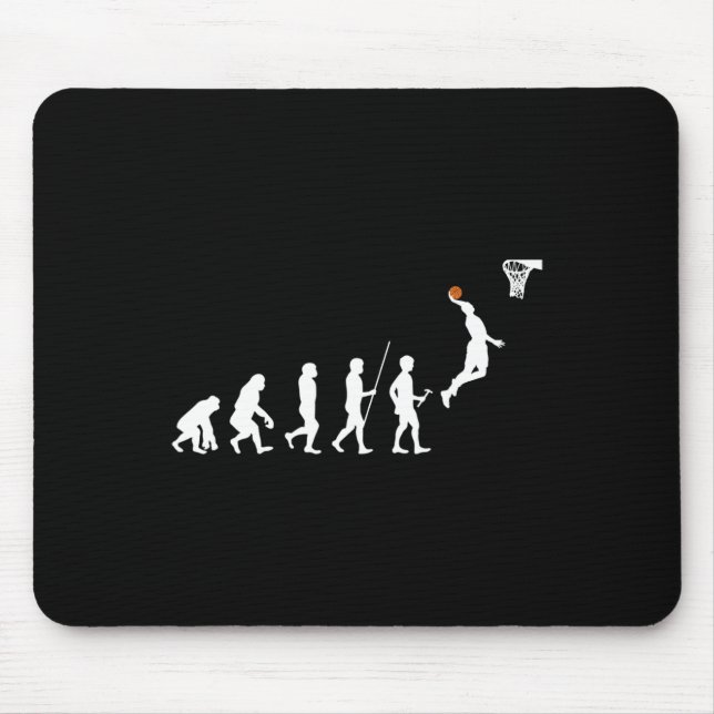 Mousepad Basquete de Evolução Humana (Frente)