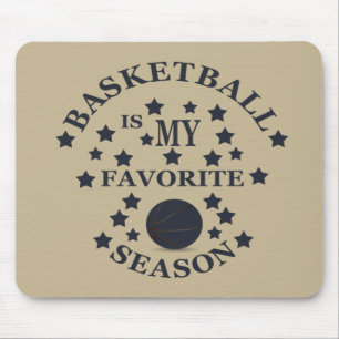 Mousepad Basquete é minha estação favorita com bola azul