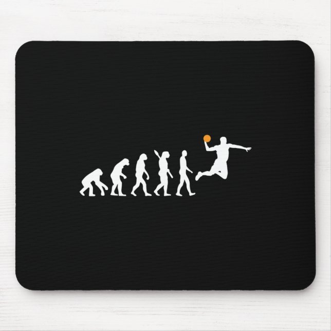 Mousepad Basquete - Evolução Humana Darwin (Frente)