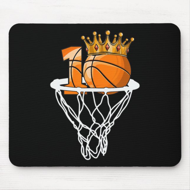 Mousepad Basquete Feliz 10º Aniversário Bola 10 Anos (Frente)