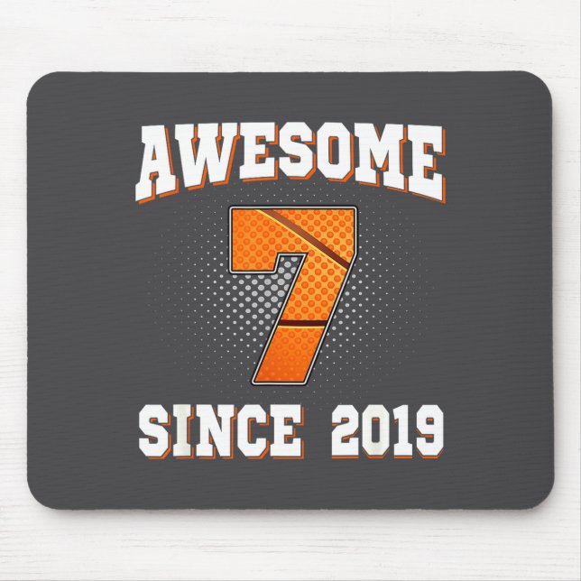 Mousepad Basquete Fofo 7º 2019 7 Anos Desde (Frente)