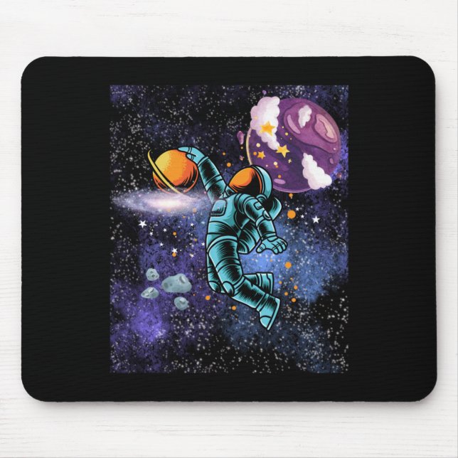 Mousepad Basquete No Espaço (Frente)