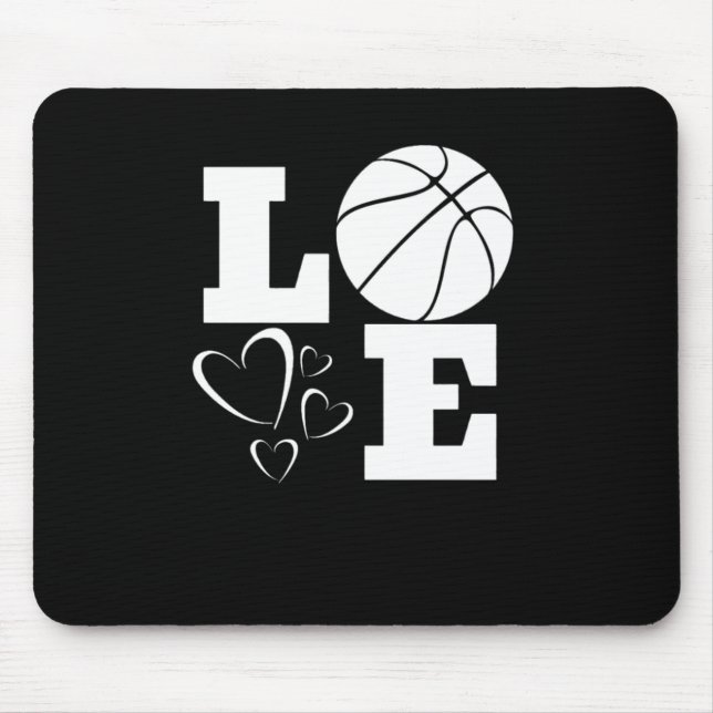 Mousepad Basquete Peace Love (Frente)