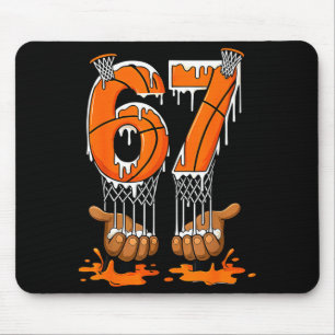 Mousepad Basquetebol 67 Seis Sete Funny Gen Alpha Meme Gote