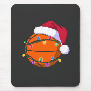 Mousepad Basquetebol de Homem de Neve Natal Santa Beisebol 