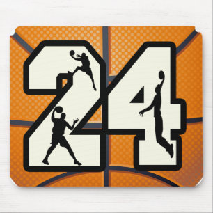 Mousepad Basquetebol do número 24