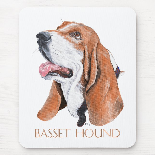 Mousepad Basset Hound (Frente)