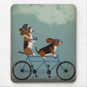 Mousepad Basset Hound Tandem