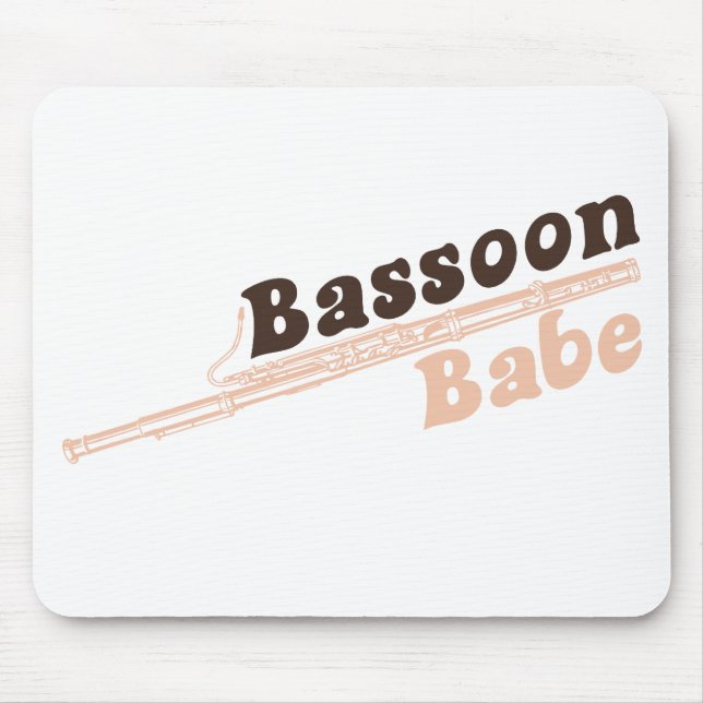 Mousepad Bassoon Babe (Frente)