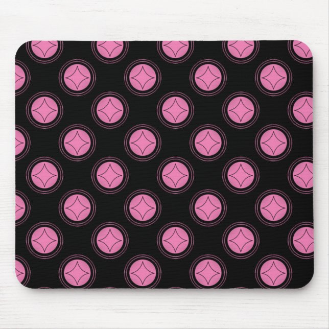 Mousepad Basta girar o Mousepad, rosa (Frente)