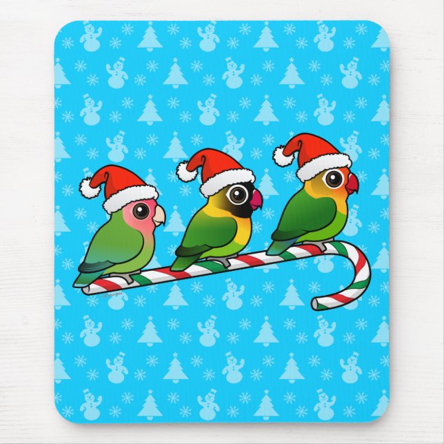 Mousepad Bastão de doces do Lovebird (Frente)