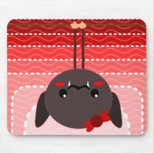 Mousepad bastão em um vampiro do fio
