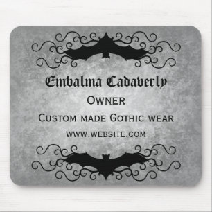 Mousepad Bastão gótico do Victorian com a decoração da