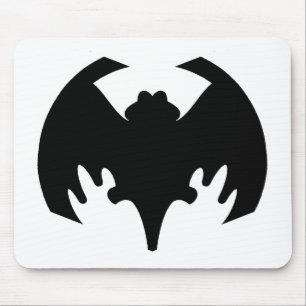 Mousepad Bat Black The MUSEUM Zazzle Gifts