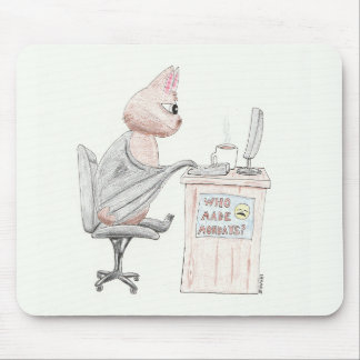 Mousepad Bat Bonito na Mesa