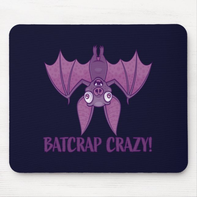 Mousepad Bat de Cartoon Louco de Batsucata (Frente)