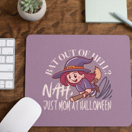 Mousepad Bat Out of Hell? Não, só a mãe no Halloween