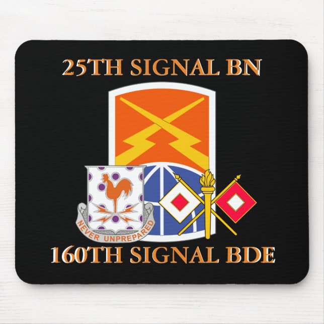 MOUSEPAD BATALHA DE SINAL 25 160º BRIGADA DE SINAL (Frente)