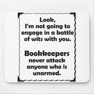 Mousepad Batalha do guarda-livros das sagacidades
