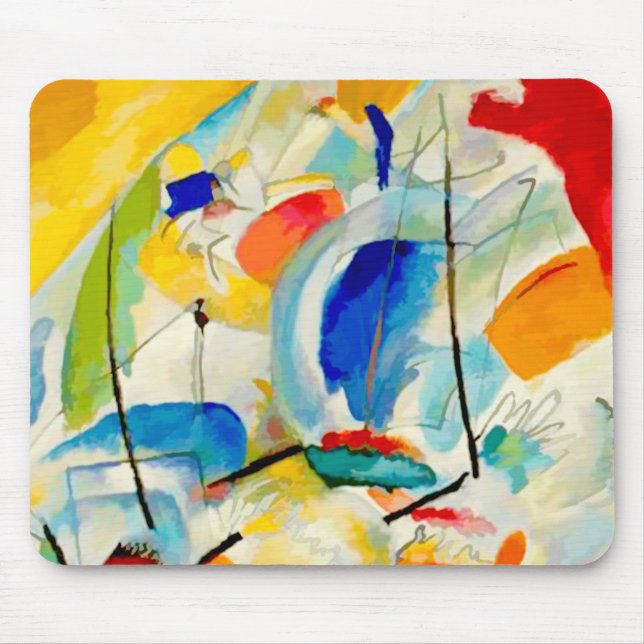 Mousepad Batalha do Mar de Kandinsky em 1913 (Frente)