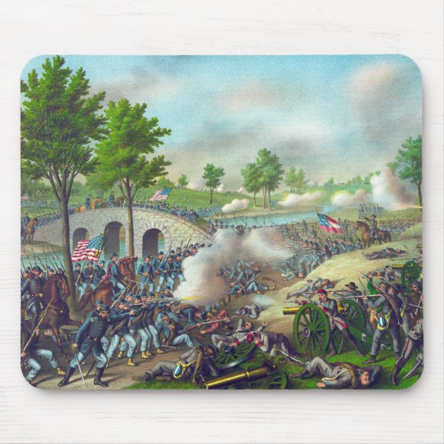 Mousepad Batalha do tapete do rato de Antietam (Frente)