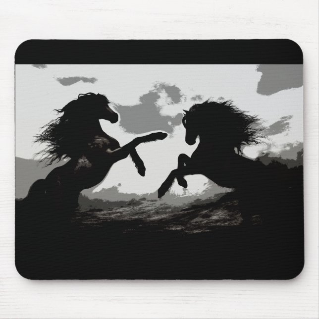 Mousepad Batalha dos Cavalos - Arte Equina (Frente)