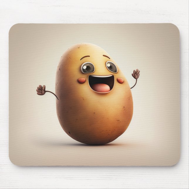 Mousepad Batata Feliz e Gorda (Frente)