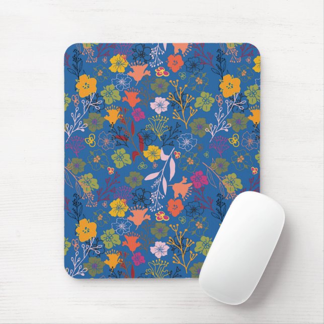 Mousepad Batik Moderno Victoria Azul (Com mouse)